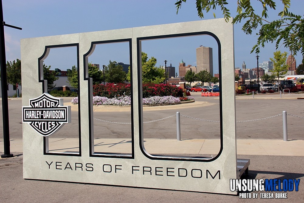 110 Years of Freedom. Harley Davidson 110th Anniversary on the Summerfest Grounds in Milwaukee, WI